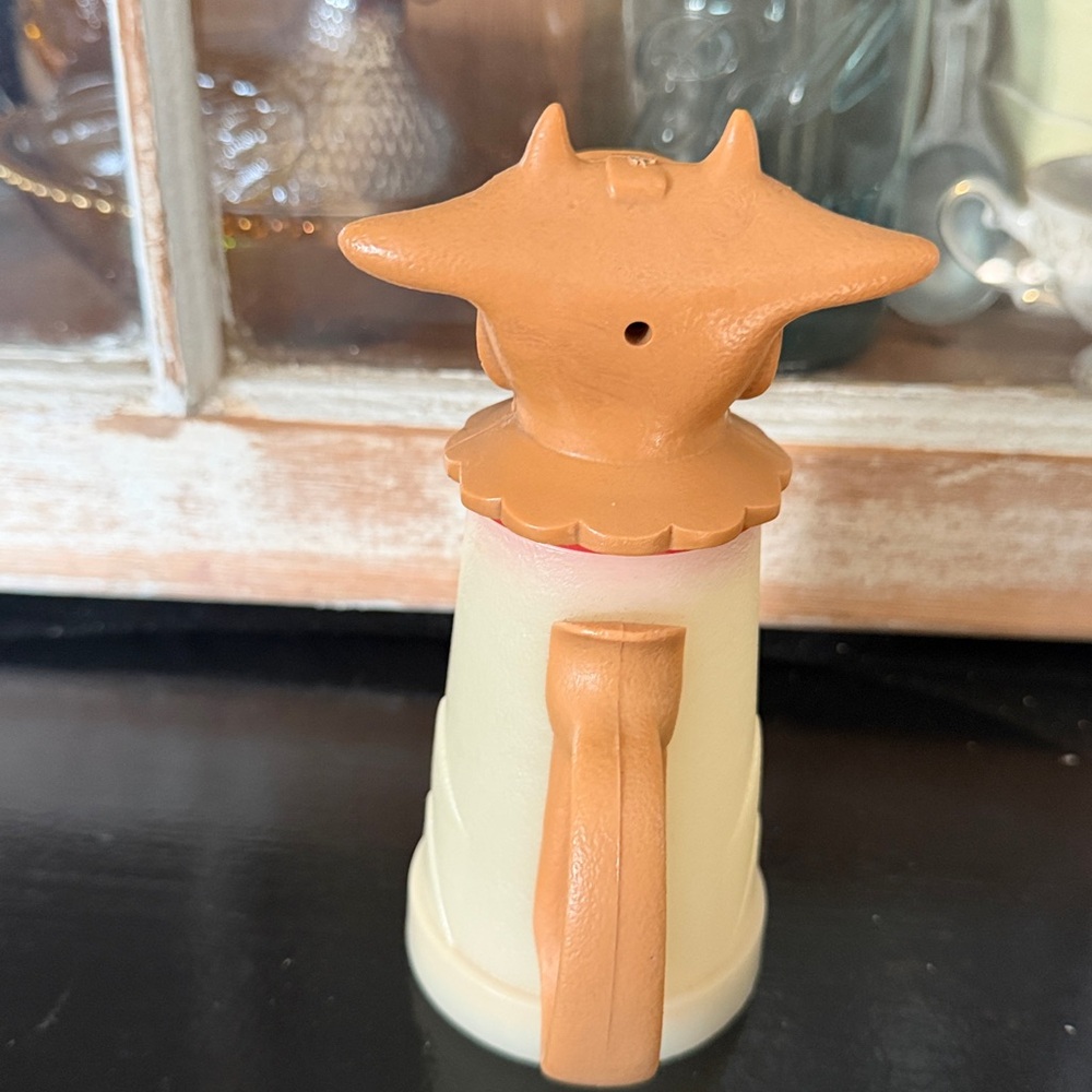 Vintage 70s Whirley Industries Cow Creamer Plastic Pourer - Picture 3 of 5